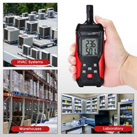 ILHT-483 Handheld Thermo-Hygrometer Ambient Temperature and Relative Humidity High Precision Measurement - Instrulife