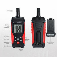 ILHT-483 Handheld Thermo-Hygrometer Ambient Temperature and Relative Humidity High Precision Measurement - Instrulife