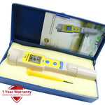 ILWQ-878 Waterproof Digital pH and Temperature Meter °C / °F 0.00~14.00 pH Range with 2-Liner Display - Instrulife