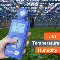 ILLX-510 Portable Spectral Illuminance Meter Light Lux Tester with Spectral Sensor Measuring CRI, CCT, Blue Light, UV Index, Temperature, Humidity - Instrulife