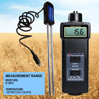 ILMM-894 4-type Grain Moisture & Temperature (Celsius & Fahrenheit) Meter - Instrulife