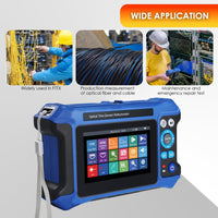 Mini Pro Series OTDR: Compact and Multifunctional Fiber Optic Tester OPM, LS, VFL, RJ45 Cable Tracking for FTTX, Network Construction, etc. - Instrulife
