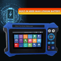 Mini Pro Series OTDR: Compact and Multifunctional Fiber Optic Tester OPM, LS, VFL, RJ45 Cable Tracking for FTTX, Network Construction, etc. - Instrulife