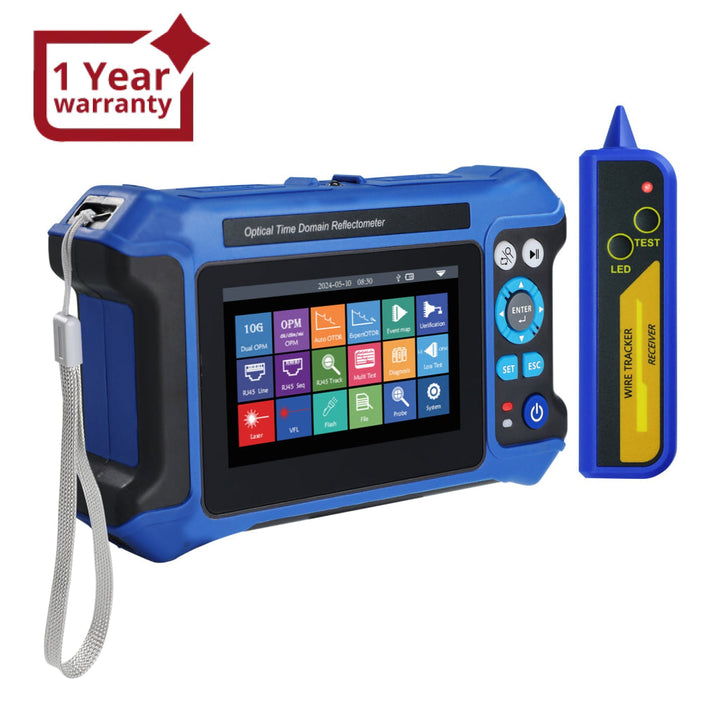 Mini Pro Series OTDR: Compact and Multifunctional Fiber Optic Tester OPM, LS, VFL, RJ45 Cable Tracking for FTTX, Network Construction, etc. - Instrulife