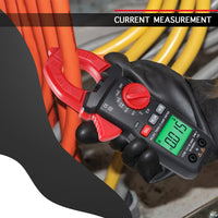 ILMU-523 Digital Clamp Meter AC/DC Multimeter with Voltage Tester, Capacitance, Resistance, Frequency, Duty cycle, Diode Test, Line Connection Test, and Temperature, Non-Contact Current Clamp for Electricians, HVAC, Home Repairs & DIY - Instrulife