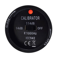 ILSM-111 Handheld Digital Sound Noise Level Tester Calibrator for Sound Level Meter 94dB & 114dB output Class I w/ Battery +/-0.3 db Accuracy for microphone , sound measuring system for acoustics field and laboratory use - Instrulife