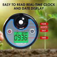 ILLX-499 Digital PAR DLI Meter Datalogger Plant Light Meter for Growers, Measures PAR & Daily Light Integral (400-700nm) Photosynthetic Light, Ideal for Hydroponics, Greenhouses & Indoor Gardening - Instrulife