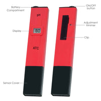 ILPH-152 Digital Pen Type pH Meter 0-14pH ATC - Instrulife