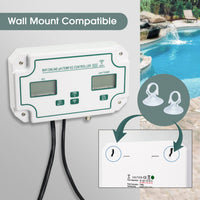 ILWQ-493 PH / EC /Temp Meter Smart Acidity & Conductivity Range Controller Monitoring and Dosing in Water pH Meter Conductivity Temp Tester App Remote Online Monitor for Swimming Pool Aquaculture Fishpond - Instrulife