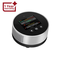 Radon Gas Detector Semiconductor Sensor Visual & Audible Alarms Rechargeable with 504-Days Historical Data Record for Home & Workplace Safety - Instrulife
