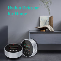 Radon Gas Detector Semiconductor Sensor Visual & Audible Alarms Rechargeable with 504-Days Historical Data Record for Home & Workplace Safety - Instrulife