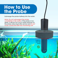 ILWQ-504 Smart Aquarium Water Quality Monitor – 7-in-1 Real-Time Water Tester for pH, Temperature, TDS, EC, Salinity, Specific Gravity & ORP – WiFi Connected with Mobile Alerts - Instrulife